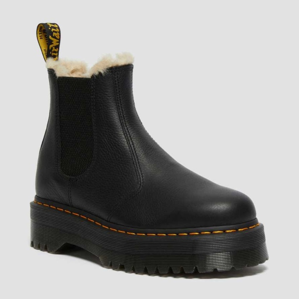 Dr. Martens 2976 Quad Fur Lined Chelsea Boots 7